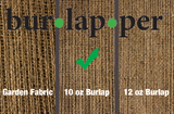 Burlapper 16" Wide Jute Burlap Fabric Ribbon Roll | Natural Edges | Made in USA - Sourcedly