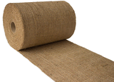 Burlapper 16" Wide Jute Burlap Fabric Ribbon Roll | Natural Edges | Made in USA - Sourcedly