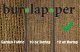 Burlapper Burlap Roll, 12" x 10 yd - Sourcedly